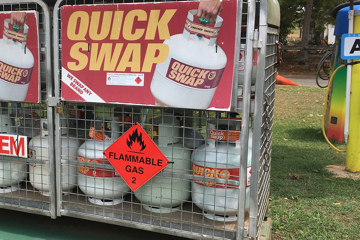 Yungaburra Bottled Gas and LPG Gas and BBQ Gas at The Yungaburra Pitstop